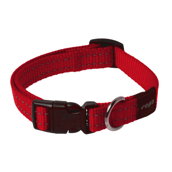Rogz Medium Dog Collar Reflective - Utility Snake