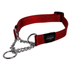 Rogz Large Dog Training Collar - Utility Fanbelt fits neck 16 - 22in